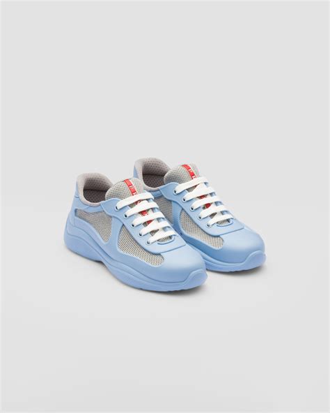 powder blue prada sneakers|baby blue prada sneakers.